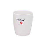 Gobelet message darling D7,3 H8,2cm
