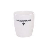 Gobelet message mamie d'amour D7,3 H8,2cm