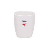 Gobelet message papa D7,3 H8,2cm