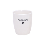 Gobelet message pause café D7,3 H8,2cm