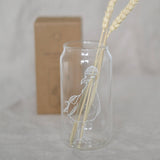 Grand verre à boire en forme de mouette