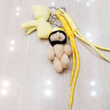 Grigri Sac I Ourson + noeud JAUNE