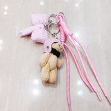 Grigri bag I bear + pink knot