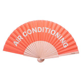Hand fan ''air conditioning'' orange