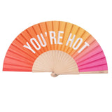 Hand fan ‘you are hot’ gradient