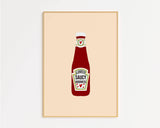 Impression de délicieuse bonté épicée: Rose / Cadre en chêne / A5