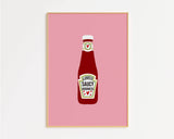 Impression de délicieuse bonté épicée: Rose / Cadre en chêne / A5