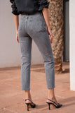 Jean Maryline I Cropped Straight I Gris