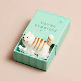 Jeton en céramique Tiny Matchbox: Coeur