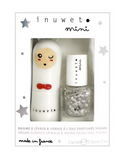 KIDS I Coffret Duo Baume À Lèvres & Vernis À L'eau - Blanc étoiles