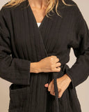 Kimono Malibu Noir Véronika Loubry