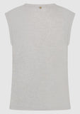 LAILA TOP - Grey melange