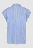 LANA BLOUSE - Fresh water stripe