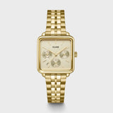 The Watch Steel Multifunction Tetragon, Full Gold Color