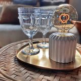 Lampe Décorative Blanche Mimi Cœur Led À Piles D8,7: Blanc