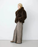 MANTEAU AMY CHOCOLAT