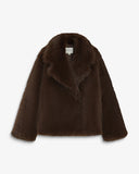 MANTEAU AMY CHOCOLAT