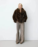 MANTEAU AMY CHOCOLAT