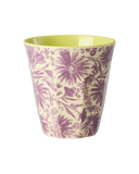 MÃ©dium Gobelet - Violet - Flower Press Print