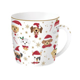 MUG 35CL EN PORCELAINE DANS UNE BOITE METAL CHRISTMAS FRIENDS