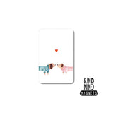 Magnet I dachshund couple