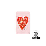 Magnet I je t'aime grand comme ca