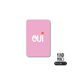 Magnet I oui pink