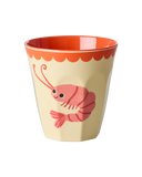 Médium Gobelet - Crème - New Shrimp Print