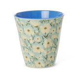 Medium Tumbler - Mint - Summer Bloom Print