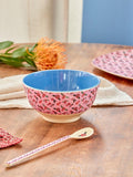 Melamine Bowl with A Rose is A Rose Print - Medium - 700 ml