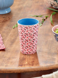 Melamine Cup with A Rose is A Rose Print - Tall - 400 ml