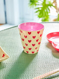 Melamine Cup with Darling Hearts Print - Medium - 250 ml