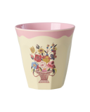 Melamine Cup with Nathalie Lété Print - Medium - 250 ml - Pink