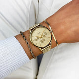 Minuit Multifunction Watch Steel, Full Gold colour