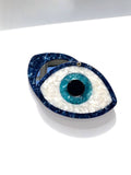 Compact Mirror Evil Eye met de hand geschilderd | Ecologisch