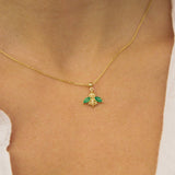 Miva Green Charm | Bijoux en or, cadeaux imperméables: Breloque seulement