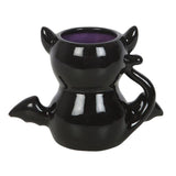 Mug d'Halloween Chat Chauve-souris Gothique Mignon et Effrayant