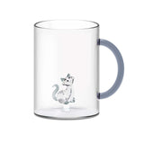 Borosilikat Glas Becher i Katze