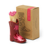 NASHVILLE CERAMIC BOOT MACHER (25 PCS) - Vermelho e rosa