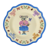 Melamine Vintage Dinnage con estampado Nathalie Lété - Azul