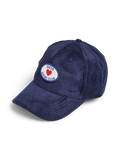 PCJENNY VELVET PATCH CAP FC Maritime Blue