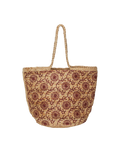 PCKLEO Jute Bag SWW Burdeos