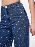 PCNEA HW WIDE JEANS