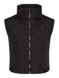 PCNIPPA QUILTED SHORT VEST BC