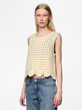 PCNIZY SL O-NECK KNIT TOP