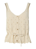 PCPUKA SL U-NECK KNIT TOP BC