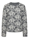 Pcragar ls o-collo rev jacquard knit bc