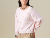 SOAZIG SWEATER - Polvere rosa