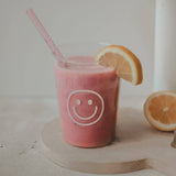 Pailles torsadées en verre 20 cm en lot de 4