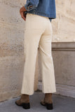 Pantalon Viviane I Velours I Beige Clair